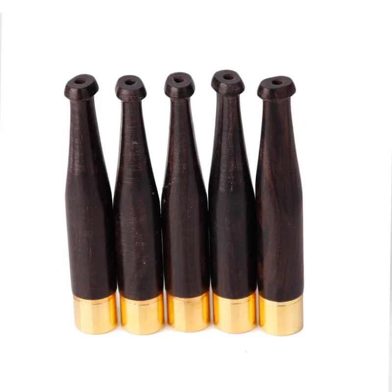 Новинка 1 шт. 52 мм женский черный деревянный держатель для сигарет мини