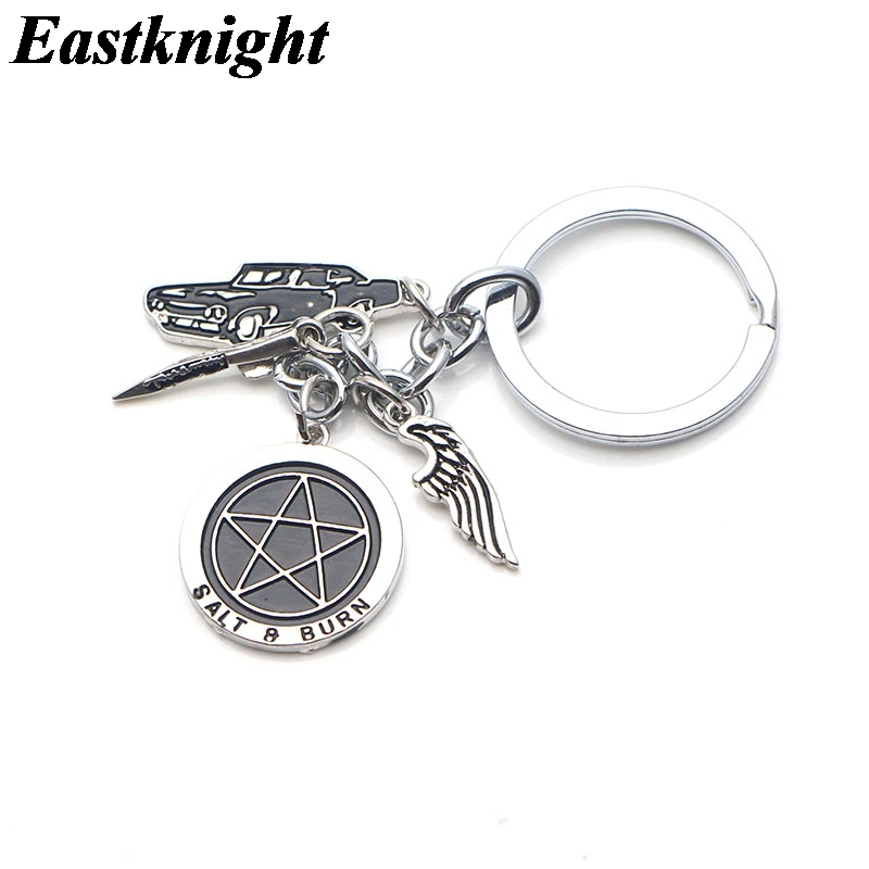 K1279 HOT TV SHOW Supernatural Cartoons Gifts Metal Keychain Pendant Car Keyholder Gift Key Chain For Men Boys | Украшения и