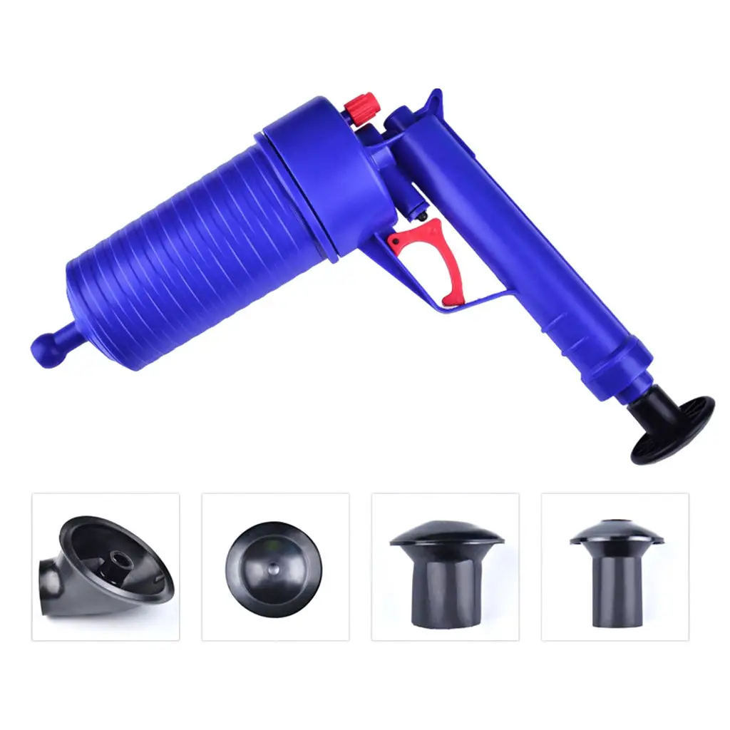 

Compressed Air Pressure Toilet Plunger Drain Cleaner Drain Clogged Pipe Sink Plunger Clog Remover Tools