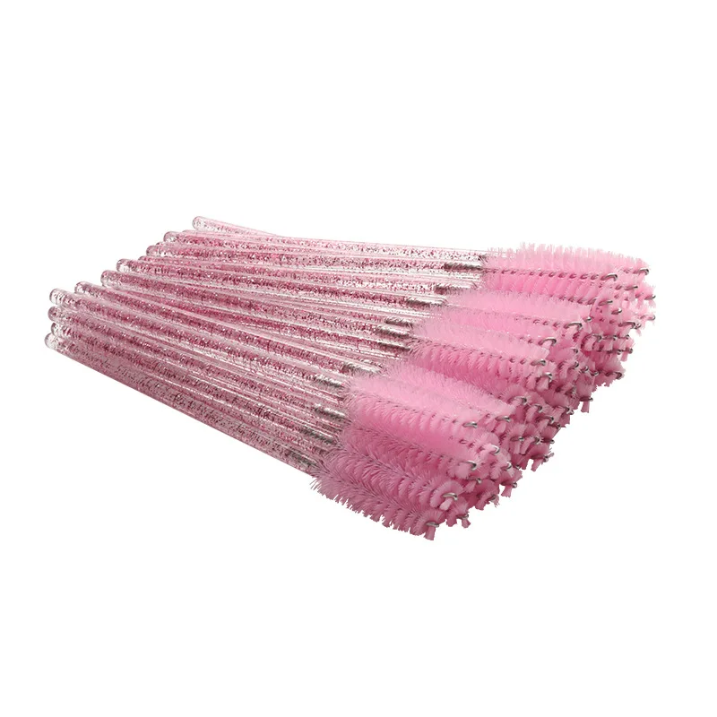 50 шт./лот одноразовая кристальная кисть для ресниц Beauty Pink Eyelash tension поставщик