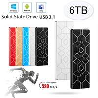 4tb portable external mobile solid state drive type c high speed hard drive external storage compatible with pc mac notebook