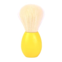 yaqi bunny cashmere knot shave brush in yellow version for easter day