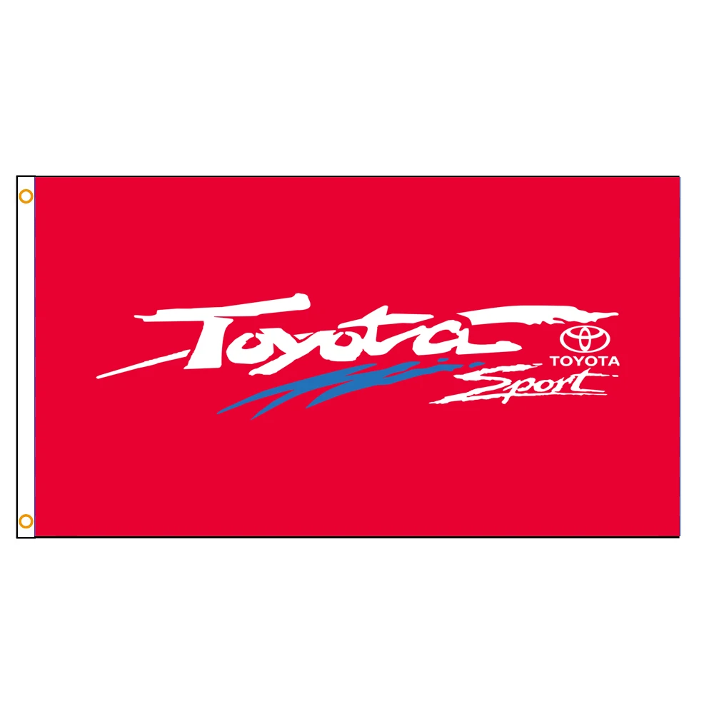 

90x150 см 120x180 см спортивный Автомобильный флаг для Toyota 3x5 футов