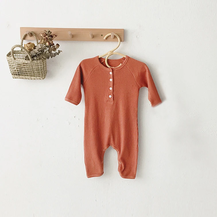 Baby romper 8 Зимняя одежда для малышей от 0 до 24 месяцев, комбинезон для новорожденных девочек и мальчиков, Трикотажный Хлопковый комбинезон одежды снаряжение, шапка для детей, Детский комбинезон - Цвет: Baby romper 8