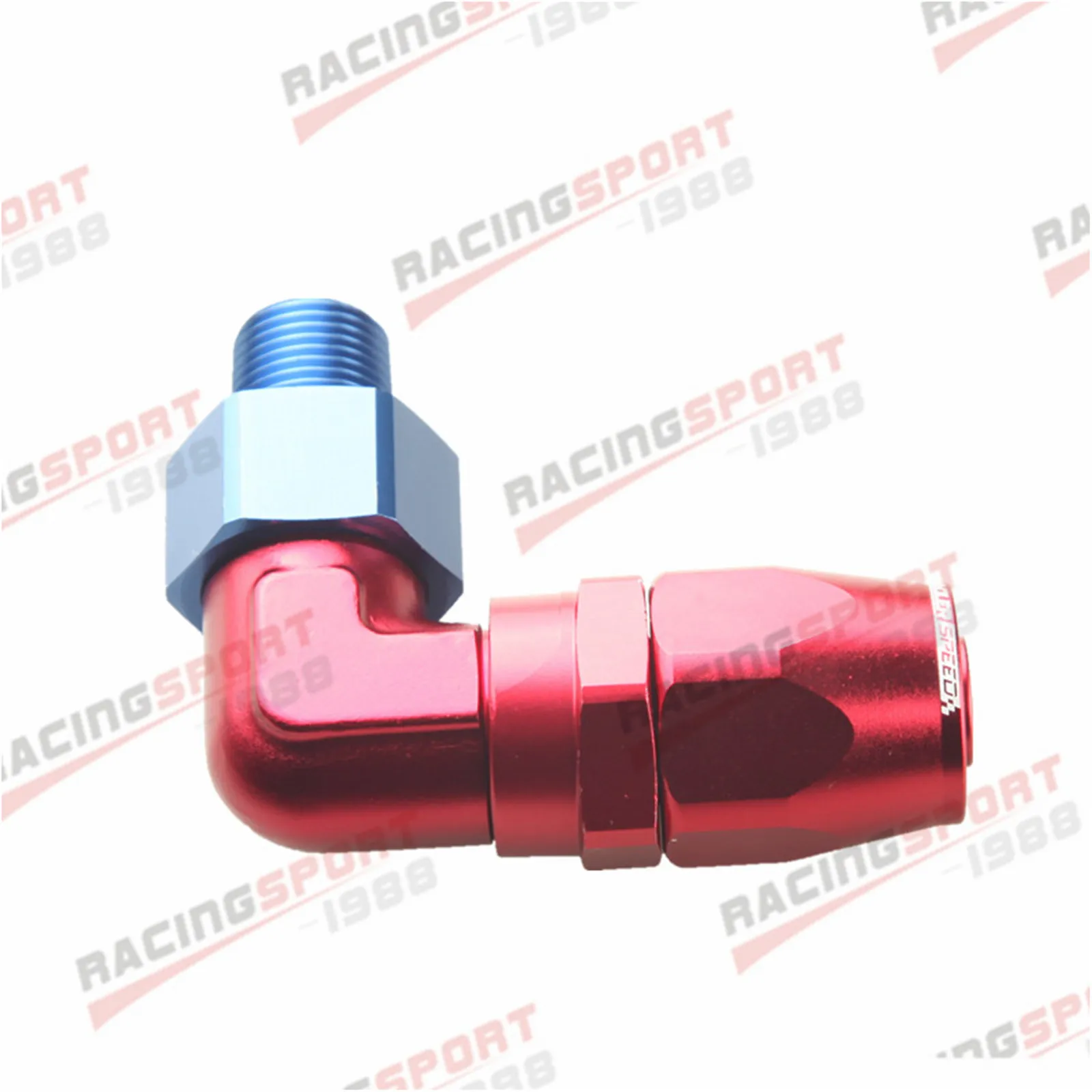 -10 AN 10AN до 3/8 &quotNPT 90 градусов поворотный концевой фитинг шланга адаптер