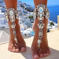 night club dance foot jewelry rhinestone anklet