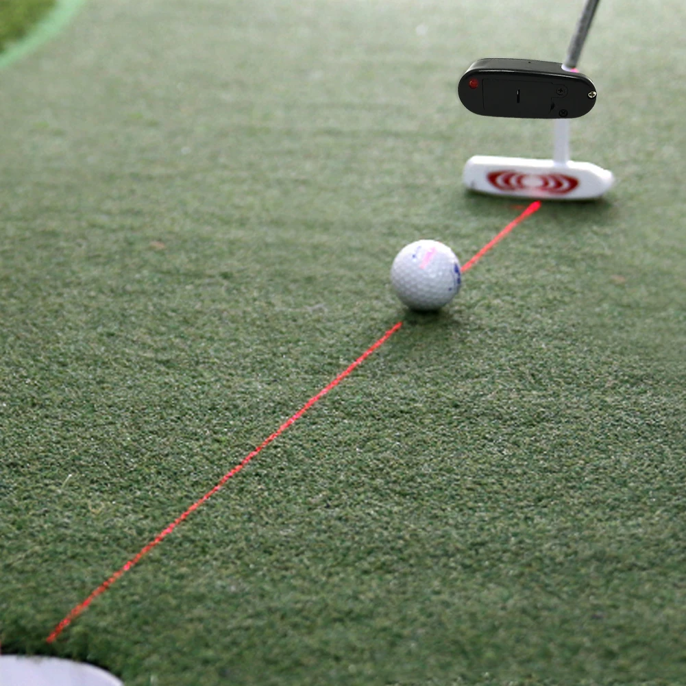 

Mini Black Golf Putter Laser Pointer Putting Training Aim Line Corrector Improve Aid Tool Golf Practice Accessories
