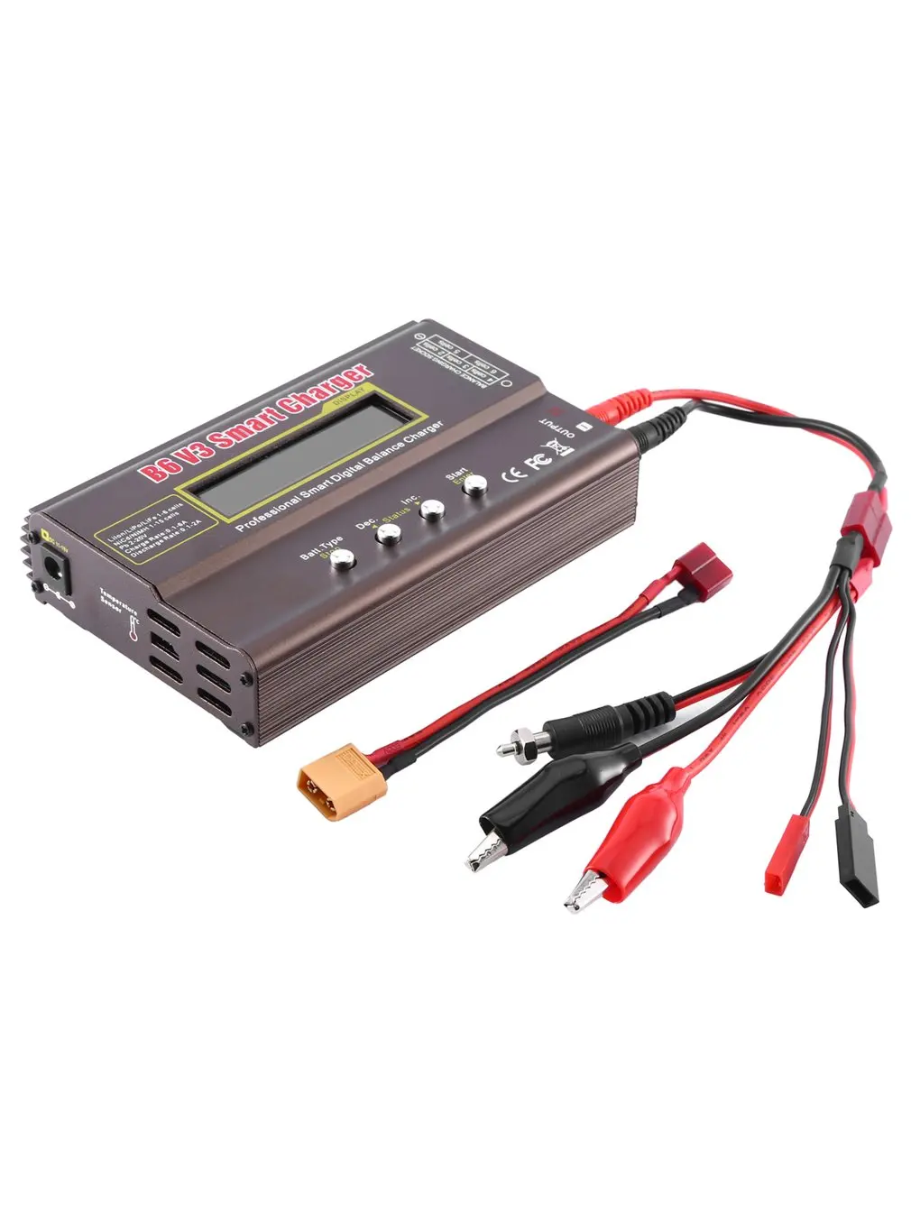 

New Arrival 80W B6 V3 Smart Digital Balance Charger For RC Helicopter Re-peak NiMH NiCD LiHV NiCd PB Li-ion Battery Charger