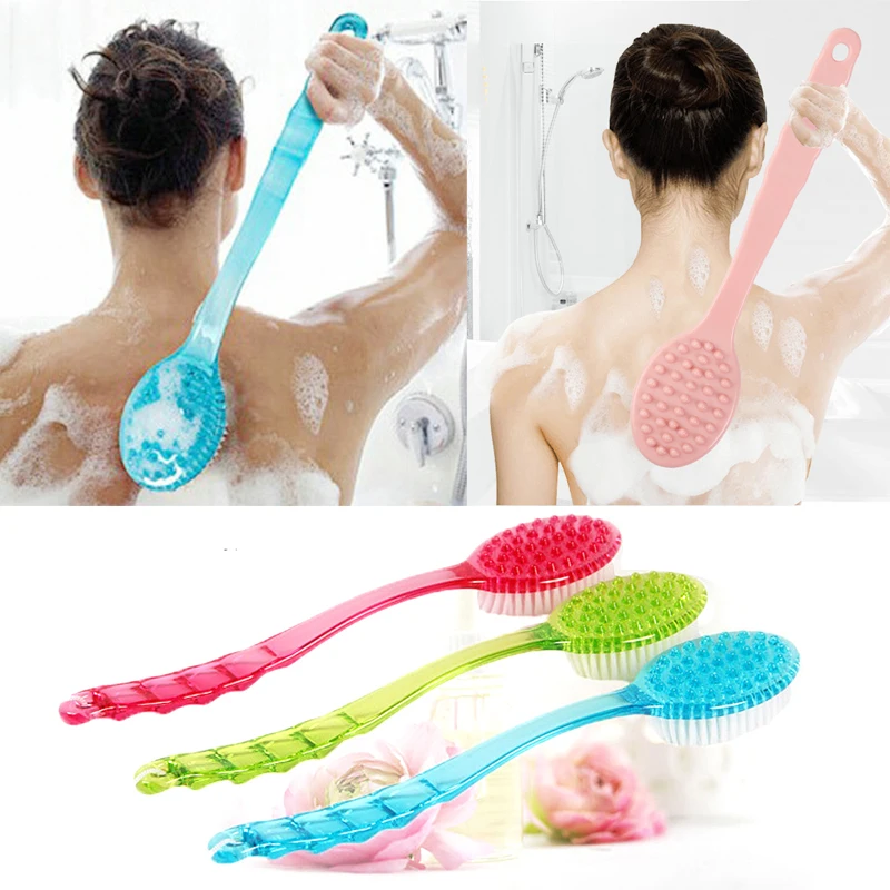 

Щетка для ванны щетка с длинной ручкой отшелушивающая массаж тела душ щетка для спины сухая кожа для тела Очищающая щетка для ухода за кожей...