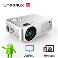 cheerlux c9 full hd 1080p led projector 3500 lumens home theater proyector multimedia beamer android optional portable cinema
