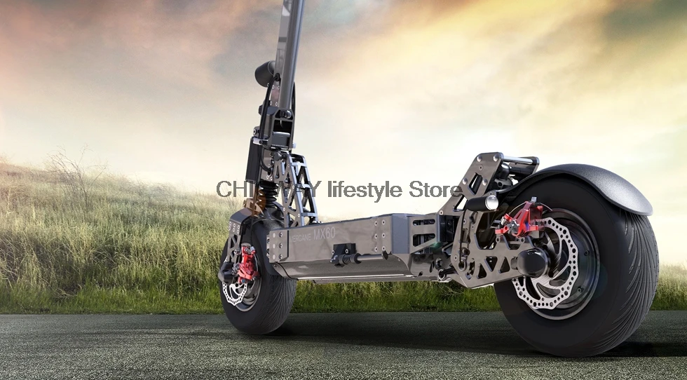 Verkauf 2O21 Mercane MX60 Elektrische Roller Kickscooter Faltbare Smart 2400W 60 Km/h 100km Reichweite 11 Zoll Reifen Dual Bremse Lange Skate-Board