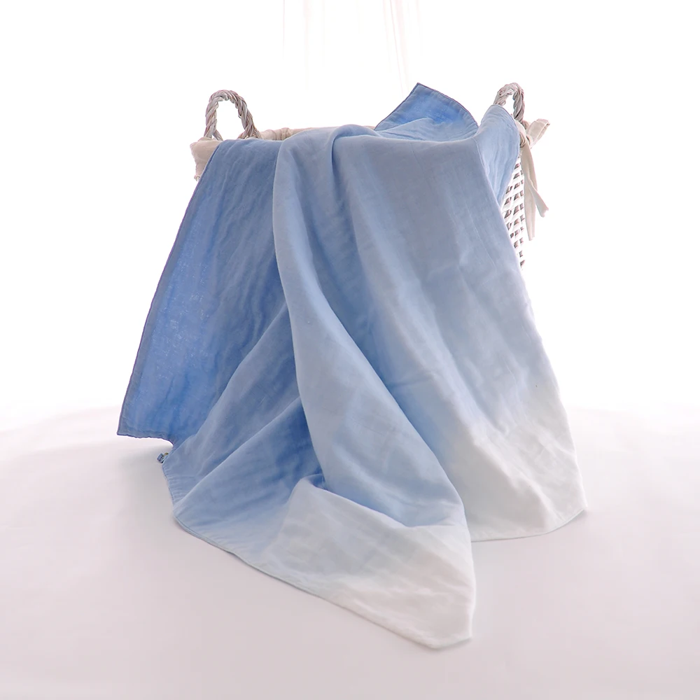 

Four Layer Pure Cotton Baby Gauze Soft Swaddle Childern's Blanket Gifts Infant Stuff Bed Sheets