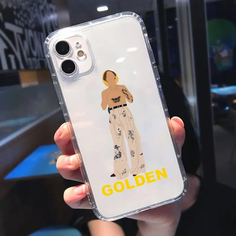 

Harry Styles Phone Case Transparent for Clear iPhone 11 12 mini pro 8 7 6 6S XS MAX Plus X 5S SE 2020 XR