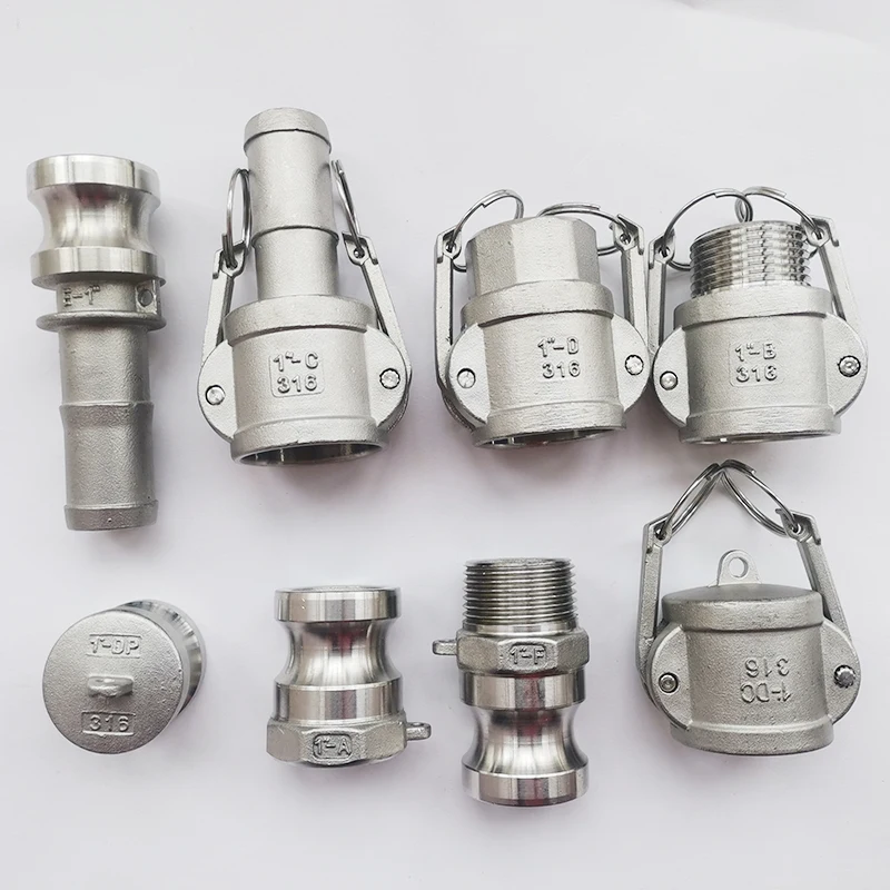 Муфты Camlock для шлангов и насосов фитинги из нержавеющей стали с резьбой BSPT типа A B
