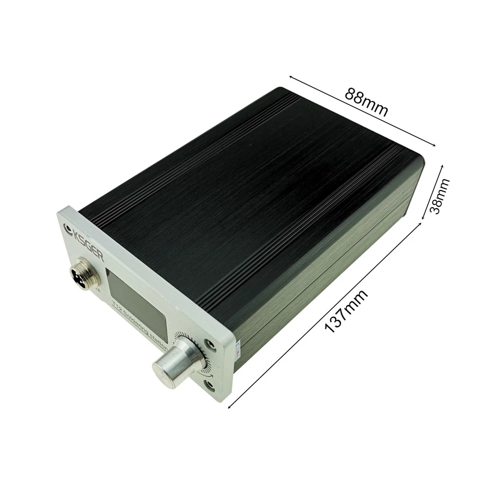 KSGER STM32 V3.1S T12 паяльная станция OLED DIY из алюминиевого сплава с ручкой нержавеющей