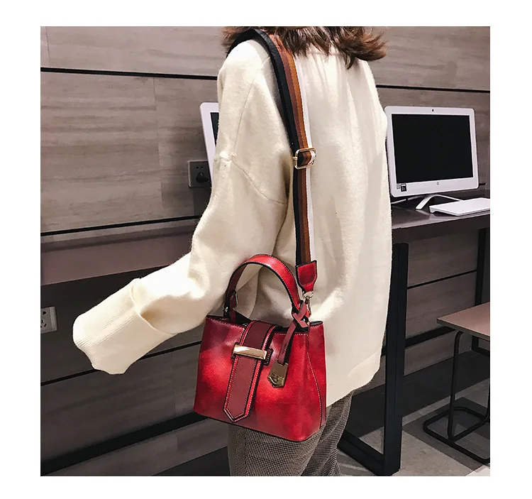 Vintage Luxury Bag New Handbags for Women 2019 Female Brand Leather Shoulder Handbag Lady Crossbody Messenger Bags Casual | Багаж и сумки