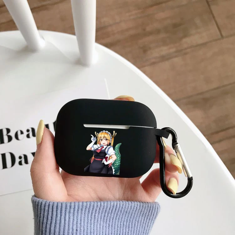 

Anime Miss Kobayashi's Dragon Maid Earphone Case Airpods Pro Case Wireless Bluetooth Apple Airpods Pro Case Cover Silicone Case