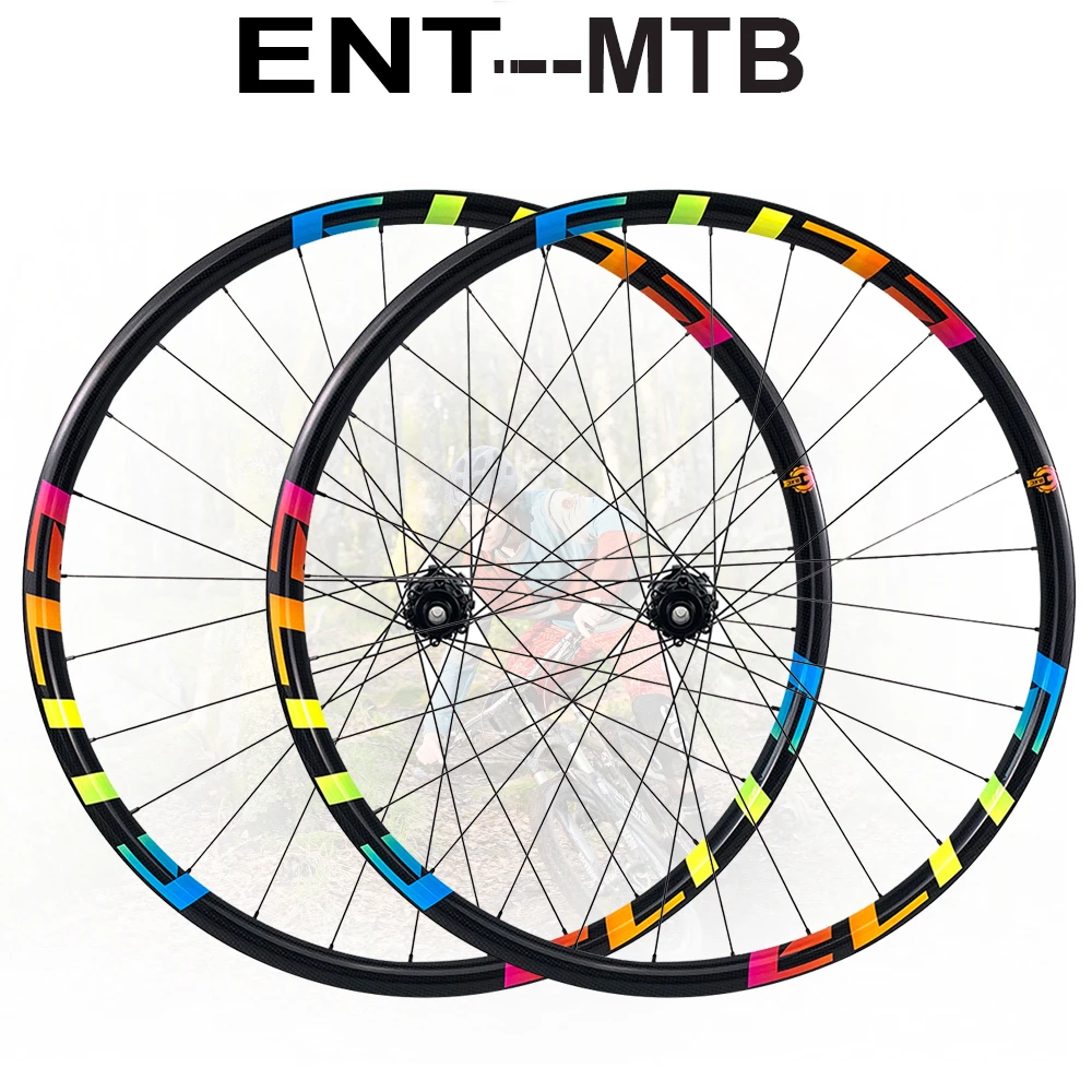 ELITEWHEELS 29er Mtb Углеродные колеса 27*24 мм ширина Hookless 28H XC горный велосипед Wheelset M11