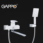 GAPPO белый латунный Смеситель для ванны с ручным душем смеситель для ванной комнаты смеситель для душа для ванны