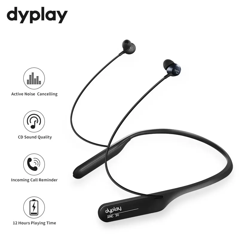 Активные наушники с шумоподавлением, беспроводные Bluetooth наушники с микрофоном, гарнитура для сотовых телефонов, футляр для наушников, коробка
