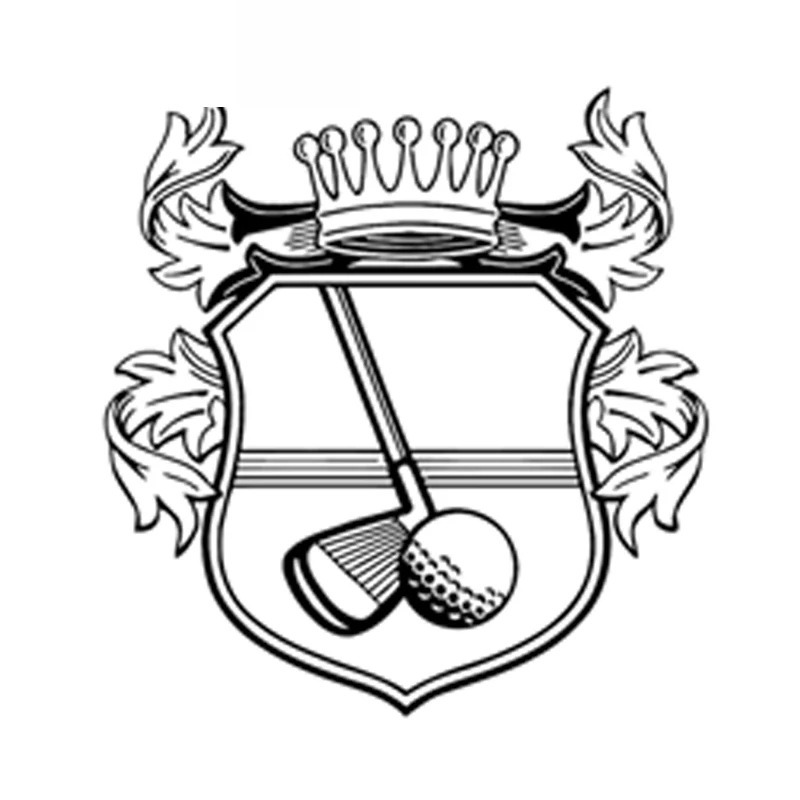 Забавная наклейка для автомобилей Golf Club Ball Symbol спортивный ПВХ коврик фитнеса