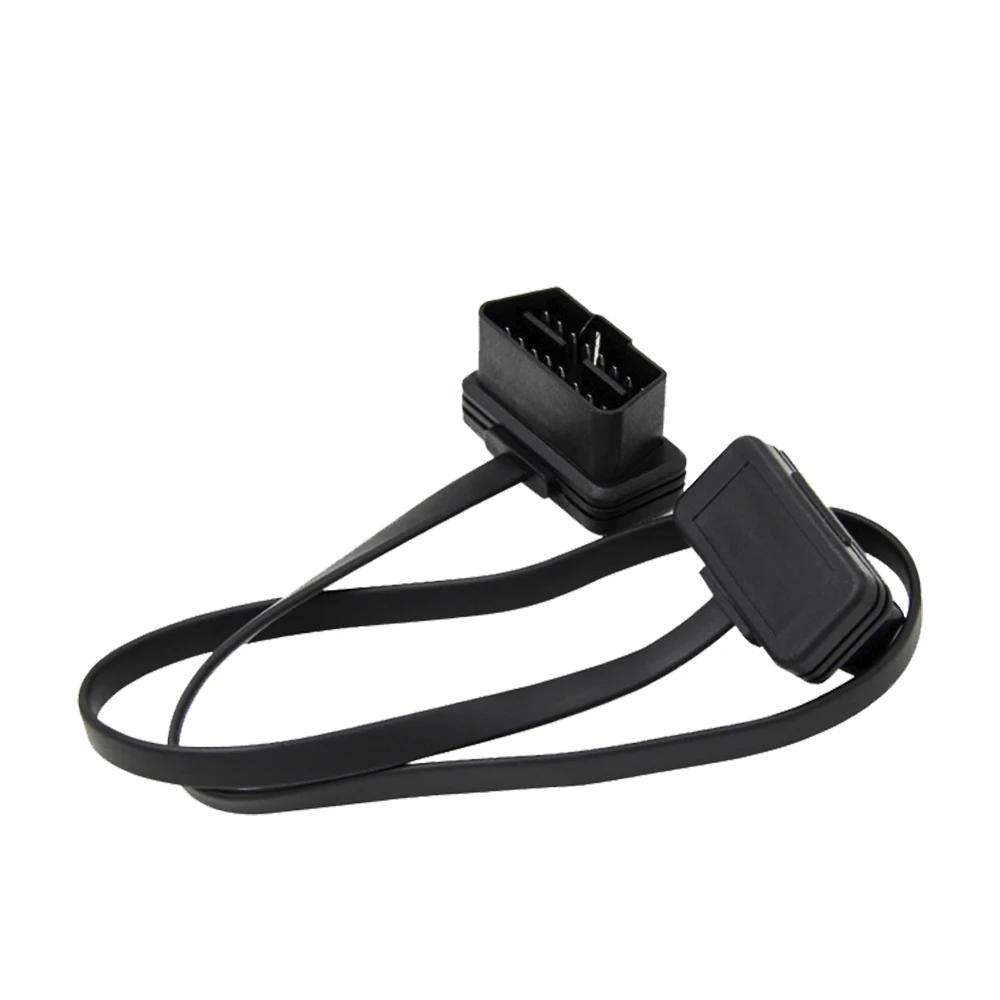 Новый Удлинительный шнур OBD2 OBDII 60 см 16Pin ELM327 штекер удлинитель OBD 2 автомобильный