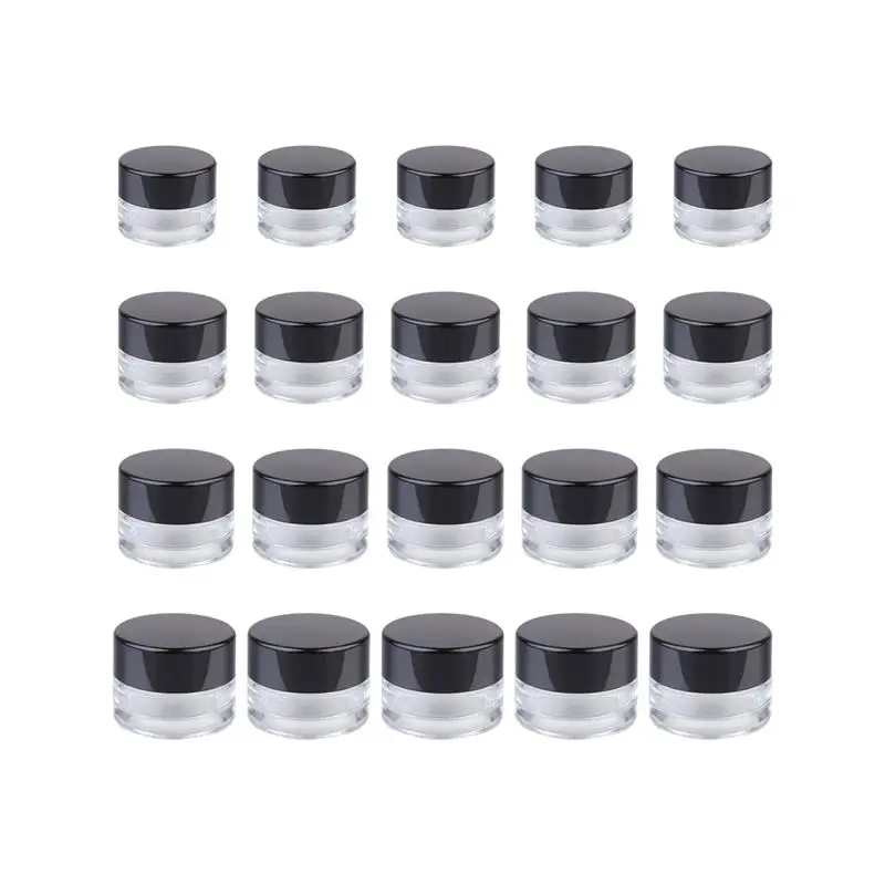 20 шт. пустая бутылка стеклянная подставка флакон для макияжа банки крема флаконы