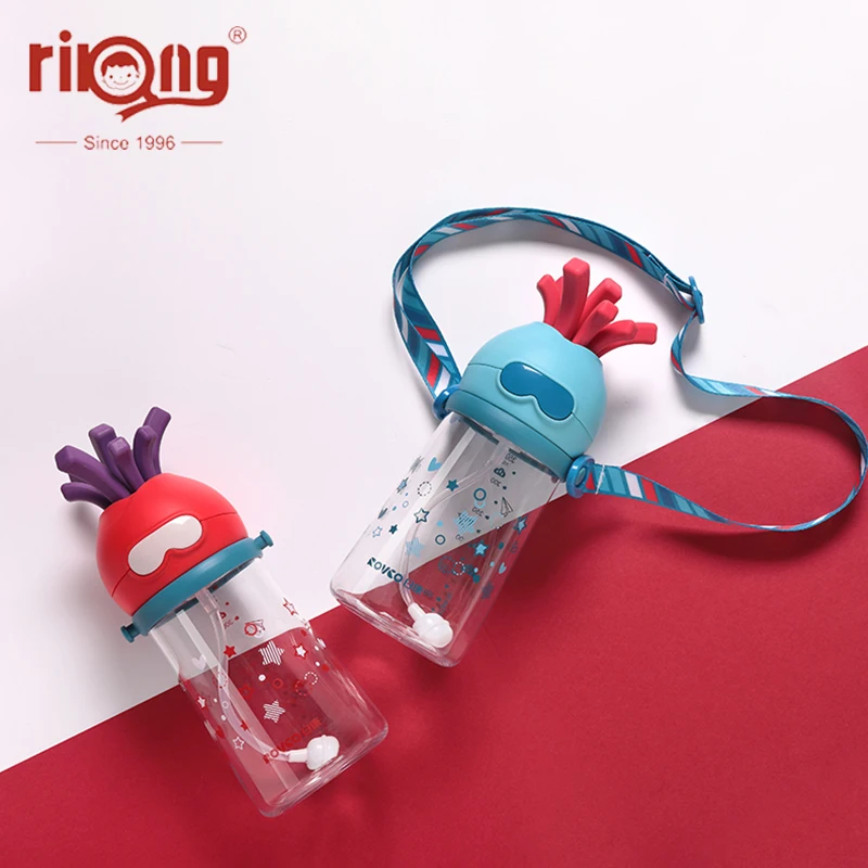 Детская кружка Rikang 350 мл мультяшная тритановая бутылка для воды кормления