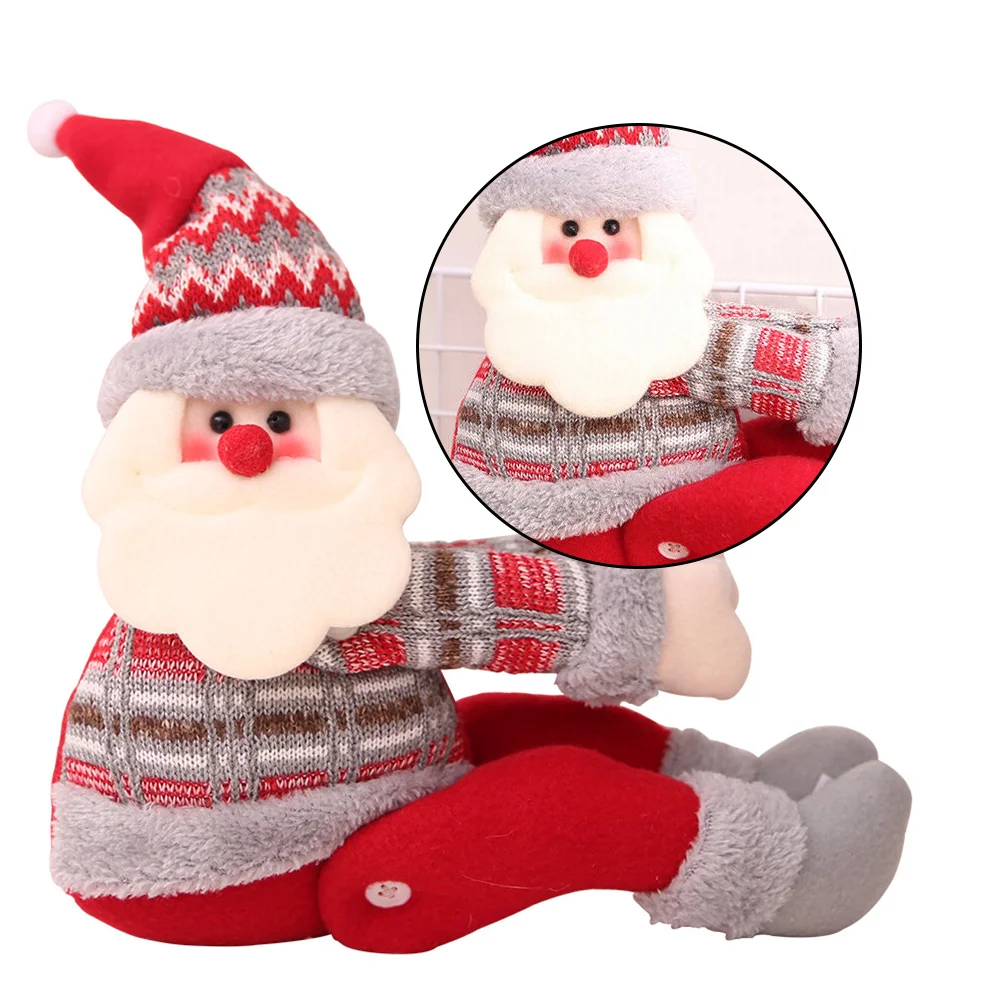 

Christmas Decorations Home Curtain Decoration Button Cartoon Doll Hold Button Window Decoration Christmas Gift