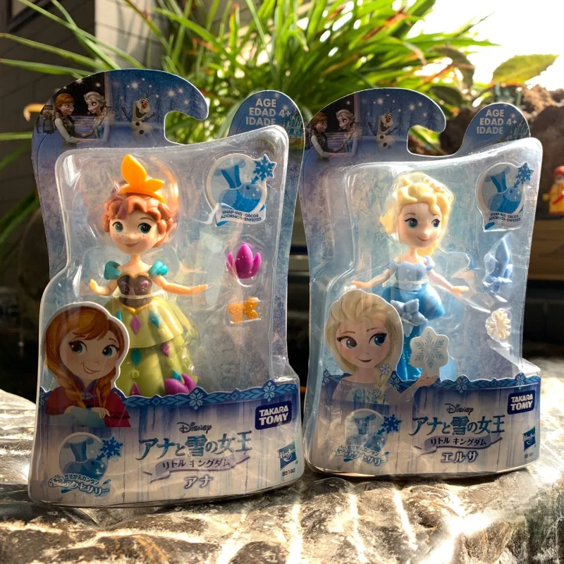 

Disney Genuine Frozen Princess Aisha Anna Interchangeable Clothes Mini Doll Set Toys Hobbies Figures Holiday Gift for Children
