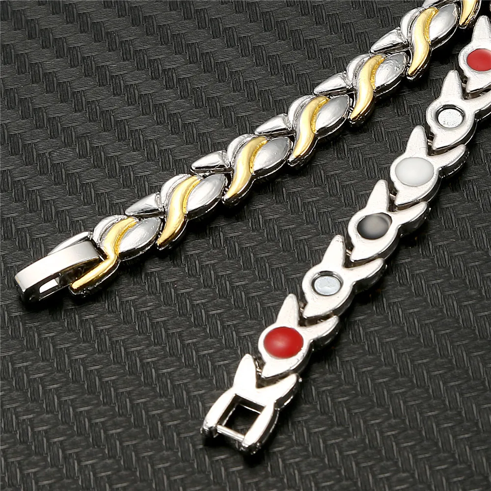 Медный магнитный браслет для женщин и мужчин терапевтический с цепочкой|Цепочки