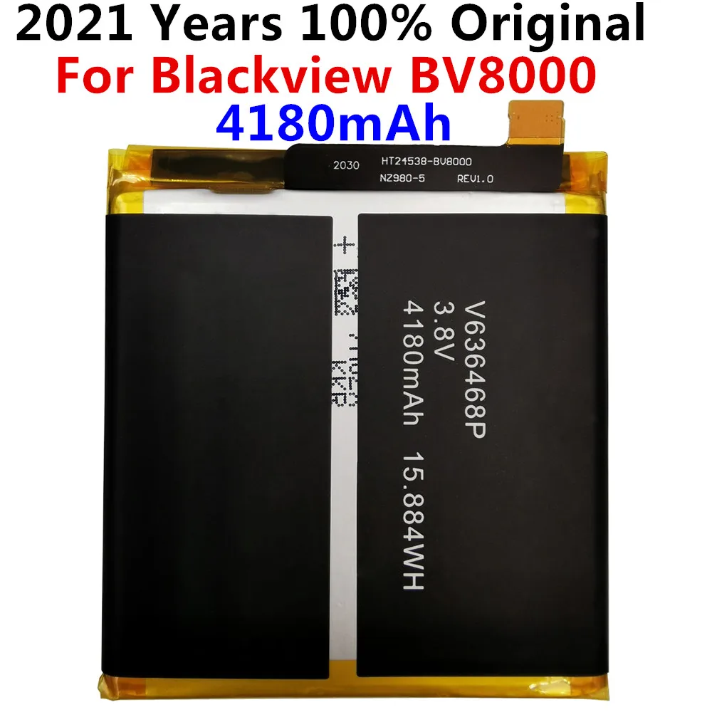 100% Новый оригинальный аккумулятор 4180 мАч для Blackview BV8000 водонепроницаемый