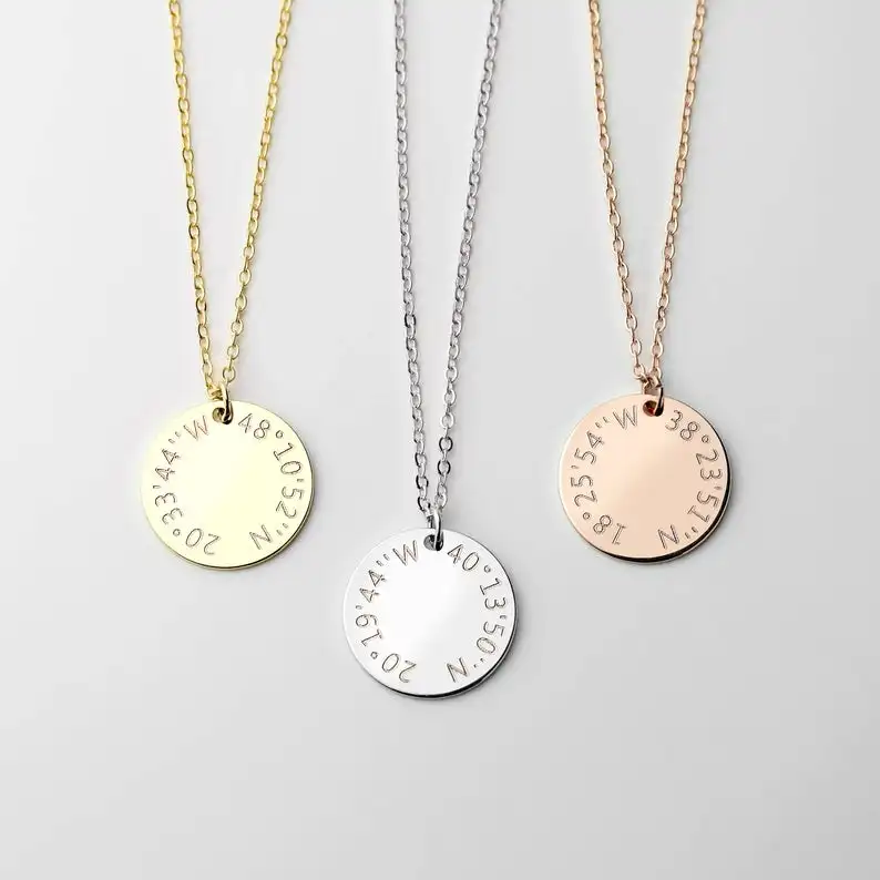 

MYDIY Coordinate Necklace For Women Layered Necklace Bridesmaid Jewelry Date Necklace Sister Gift For Women Best Selling Items