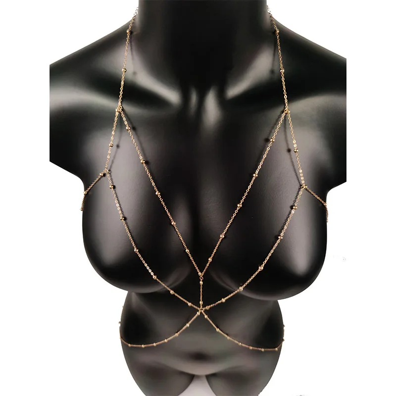 Сексуальная нагрудная цепочка бикини персонализированная одежда для тела