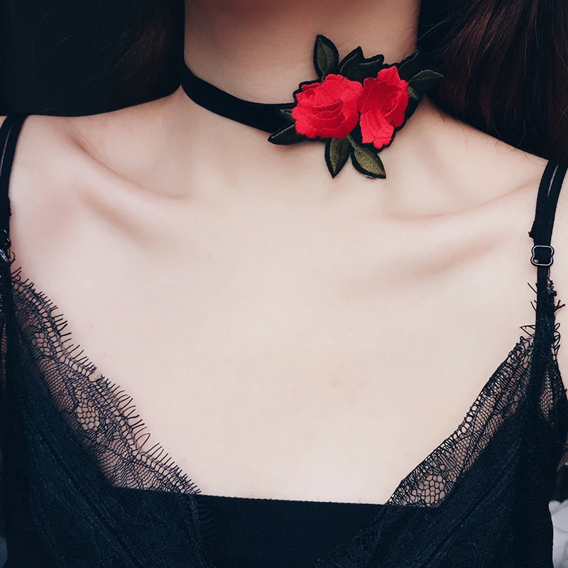 Японский и корейский простой стильный чокер ожерелье на цепочке до ключиц