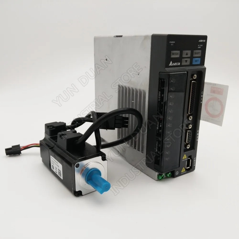 Дельта 100 Вт серводвигатель переменного тока Привод комплект ASD-B2-0121-B ECMA-C20401GS 0.1KW
