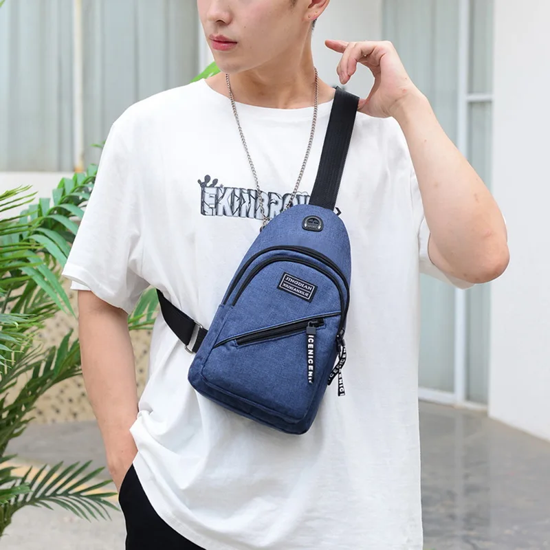 Мужские сумки через плечо для путешествий школьная поясная сумка на молнии