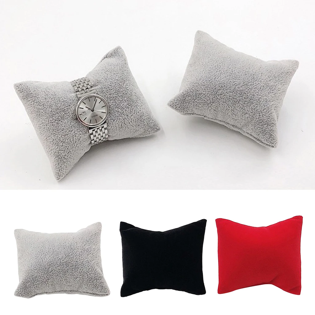 

Jewelry Showcase Display Pillow Bracelets Bangles Watches Holder Cushion