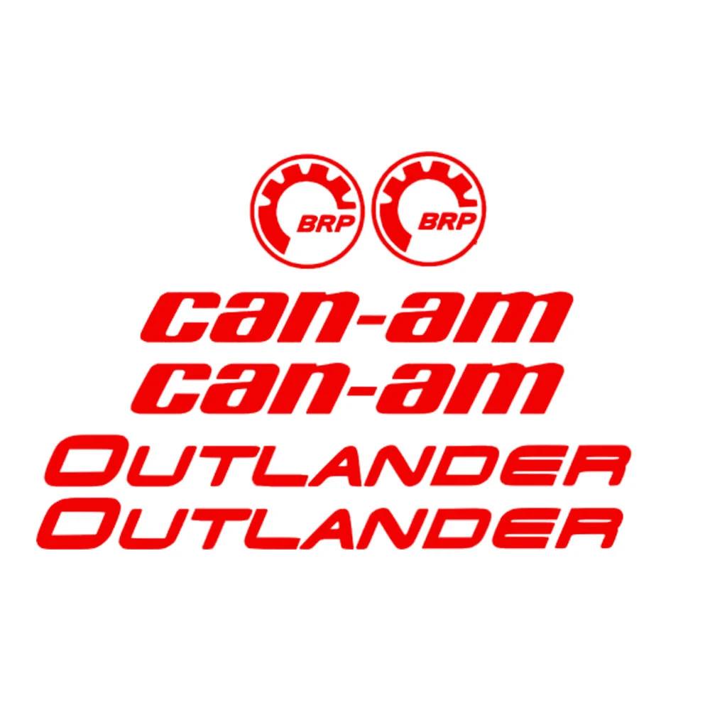 

Classic for CAN-AM TEAM Outlander Maverick LOGO BRP STICKER DECAL EMBLEM Sunscreen Waterproof Car Stickers, 30*22cm