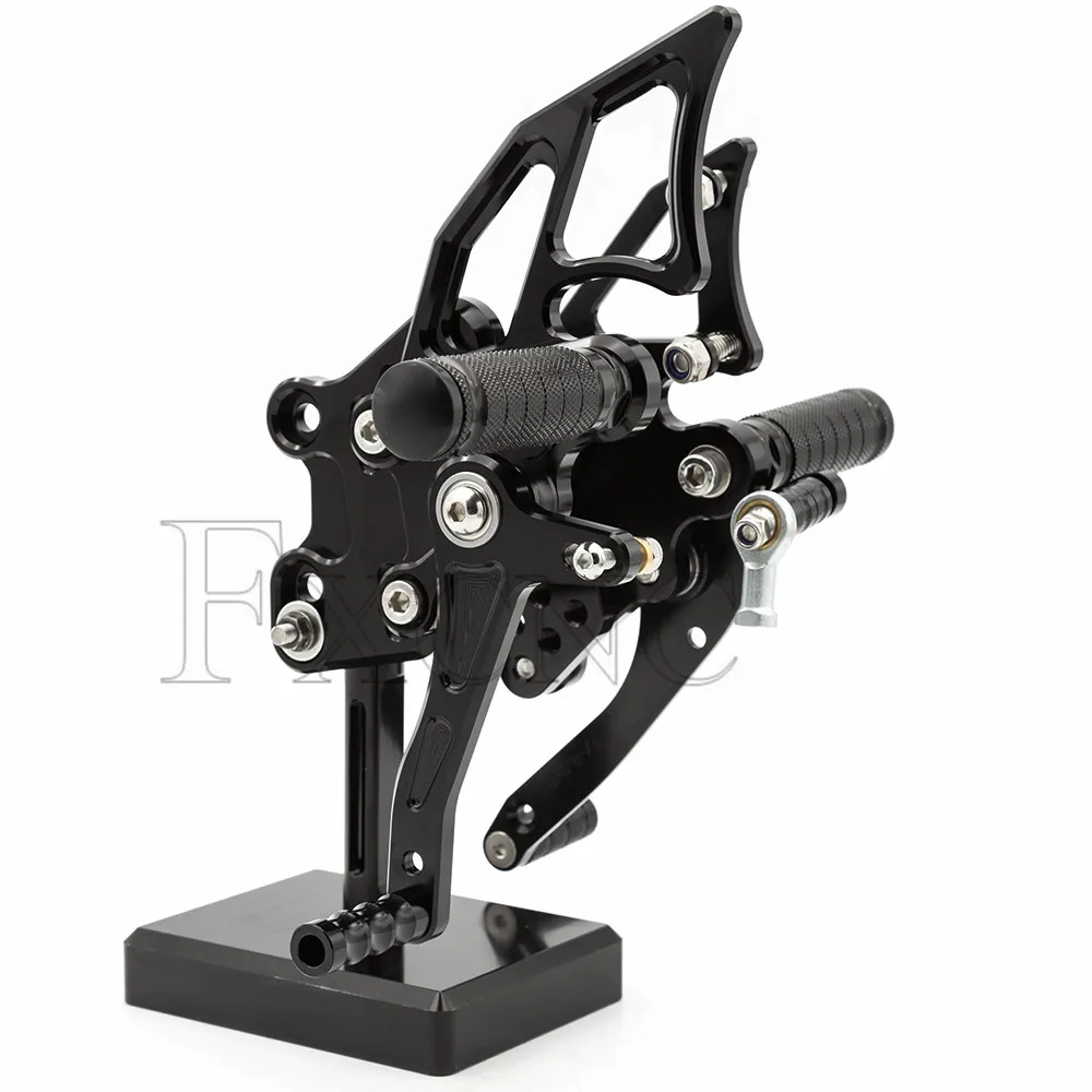 Фото Для Yamaha YZF R3 MT-03 2014-2024 задняя подножка с ЧПУ, задний комплект подножек, педаль YZF-R3 YZFR3 2015 2016 2017 2018 2019 №5