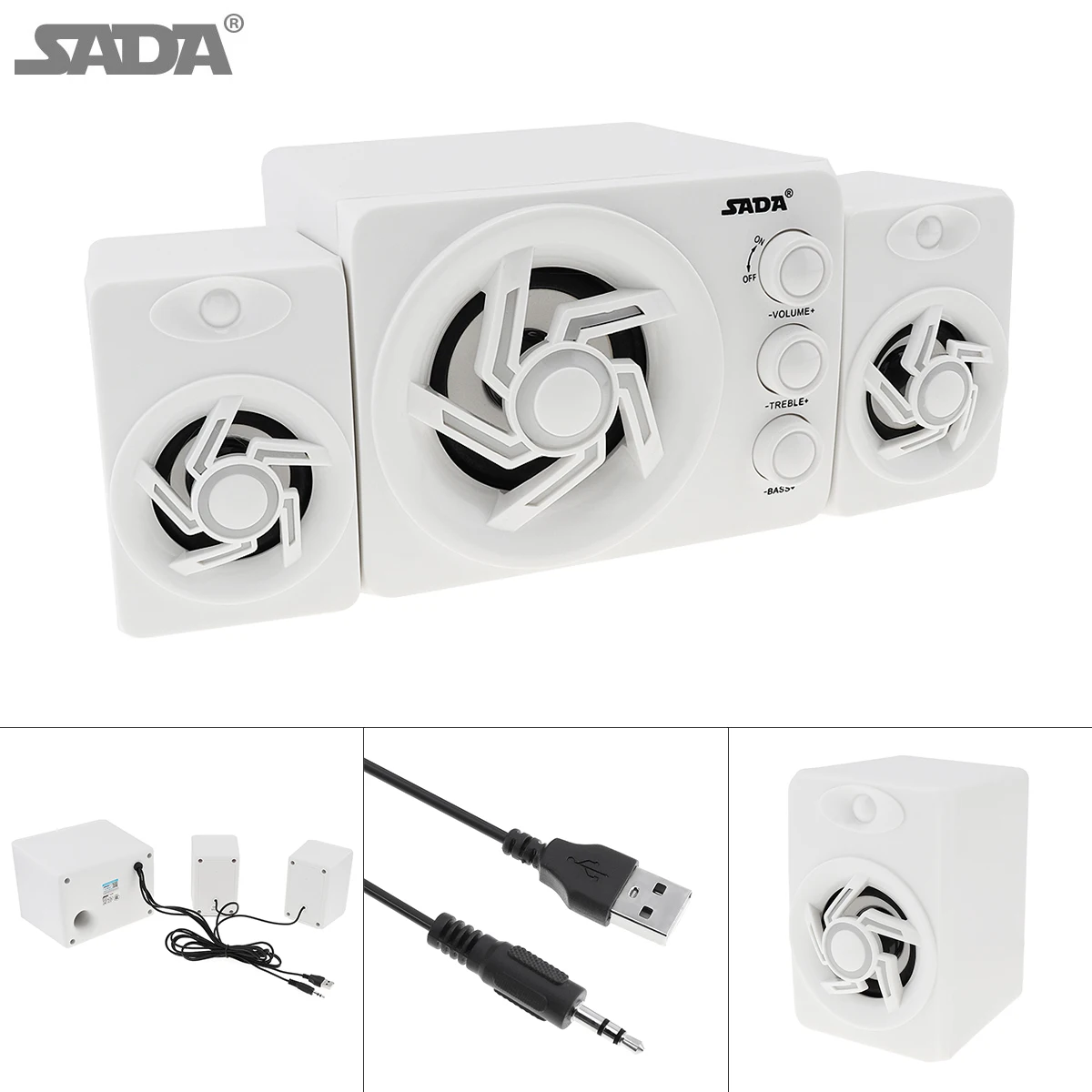 Мини-сабвуфер для ПК 3 Вт USB | Электроника