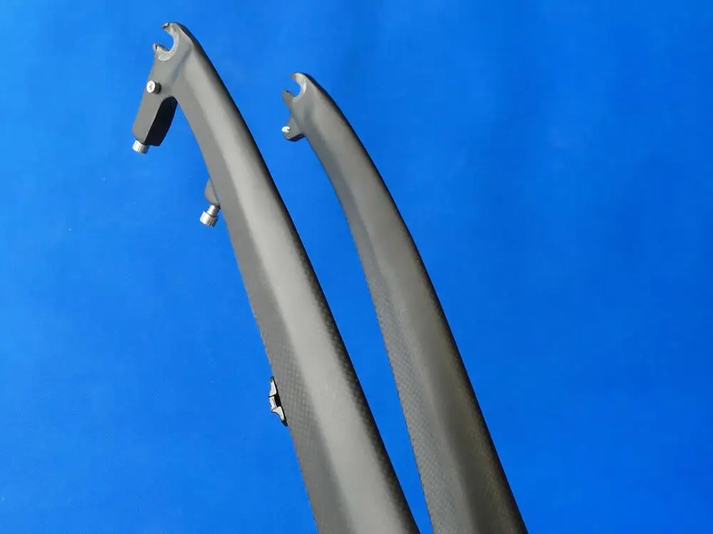 Новинка Toray глянцевая матовая вилка из углеродного волокна Велосипедная для