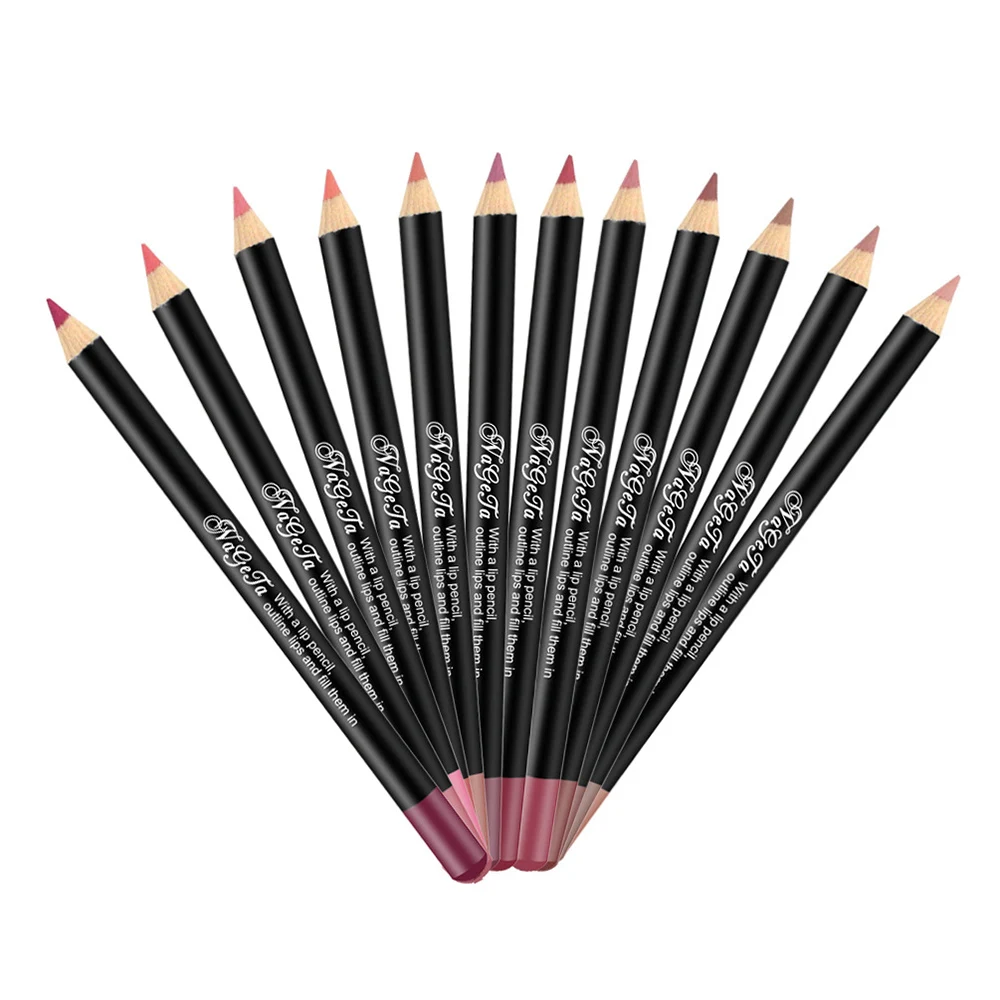 

1pcs Matte Lip Liner Pencil Waterproof Long Lasting Nature Lips Contour Line Makeup Lipliner Pen Best Lip Gloss Set TSLM2