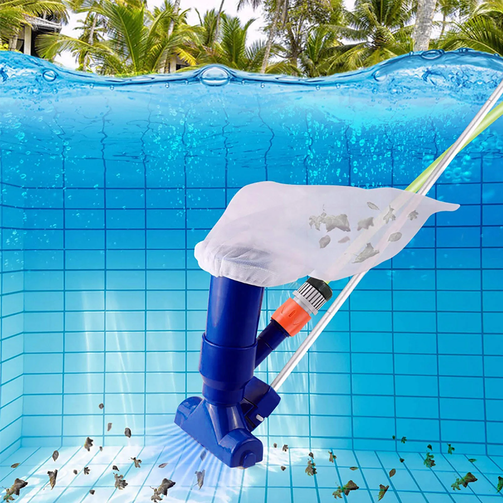 

US suction head brush vacuum cleaner swimming pool suction head brush vacuum cleaner flexible vacuum swimming pool cleaning tool