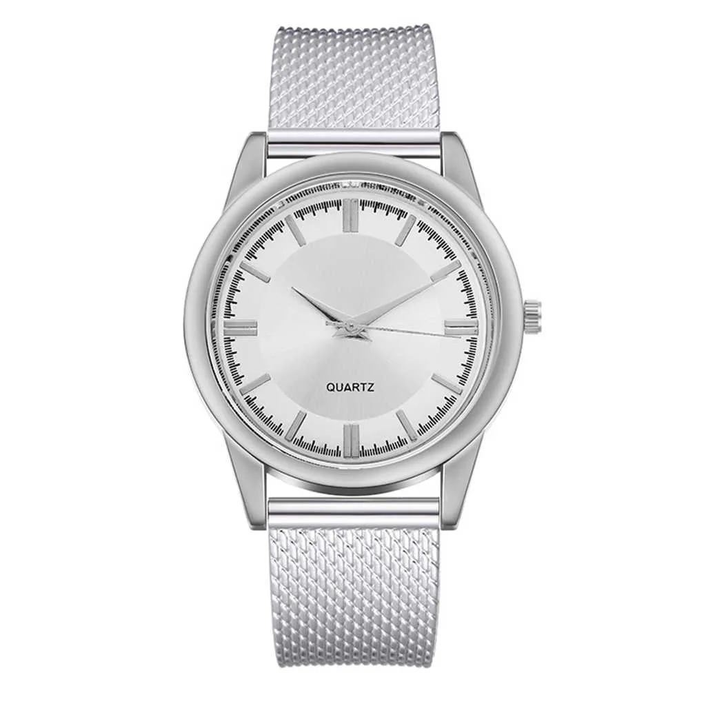 

Business Casual Men Quartz WristWatch Ultra-thin Stainless Steel Mesh Belt Watch Simple Dial Quartz Watch reloj hombre Montre