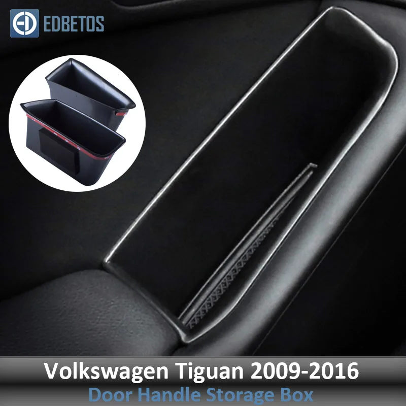 Tiguan аксессуары для Tiguan 2009 2010 2011 2012 2013 дверные ручки укладка коробка для хранения Контейнер держатель Tiguan
