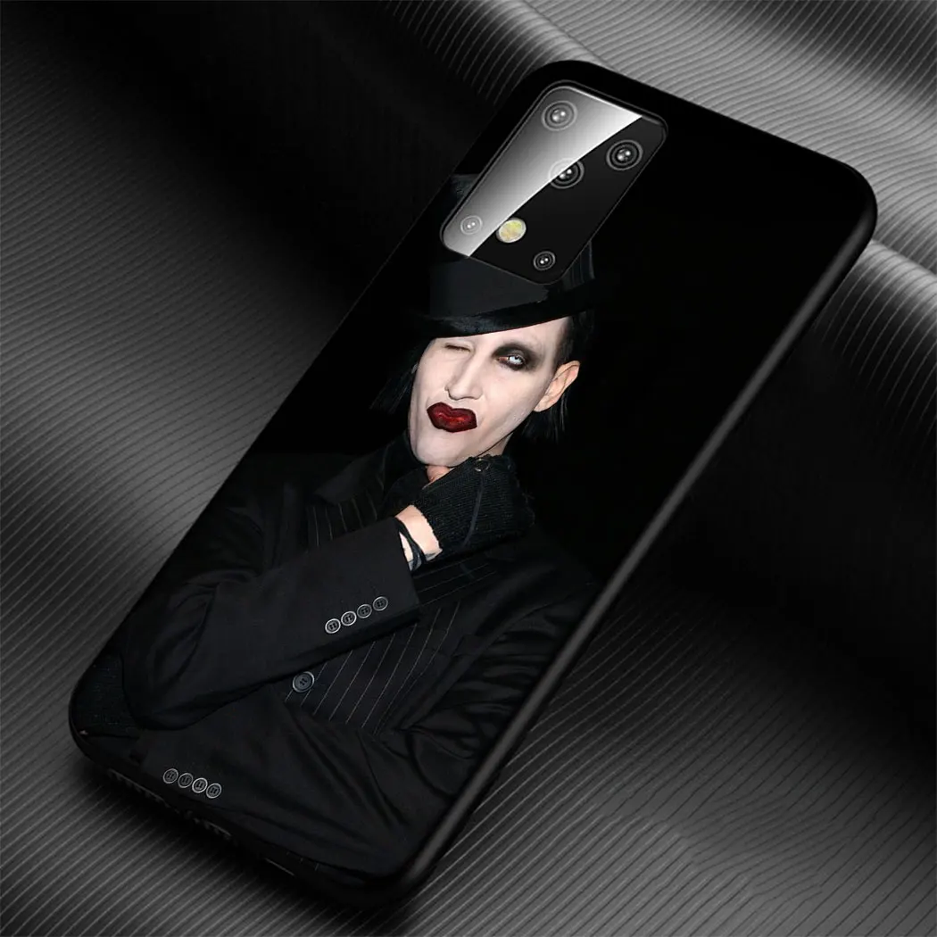 Y46 Marilyn Manson Мягкий силиконовый чехол для Samsung Galaxy A70 A70S A60 A50 A50S A40 A40S A30 A30S A20 A20S A20E A10