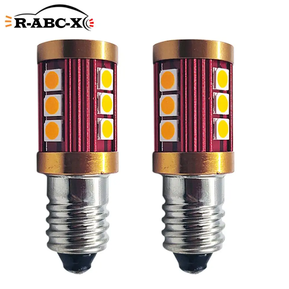 2 шт. 3030 12smd E10 светодиодные лампы фонарик инструмент Индикатор Замена винта типа 10