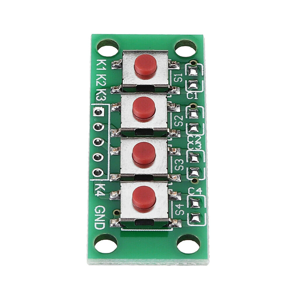 Diymore 1x4 4 кнопки 5 Pin клавиатура модуль для Arduino студенческий класс дизайн Выпускной проект эксперимент DIY Kit
