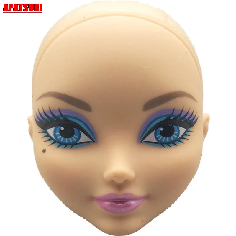 Мягкая лысая голова куклы для Monster High с макияжем BJD кукла отработки нанесения